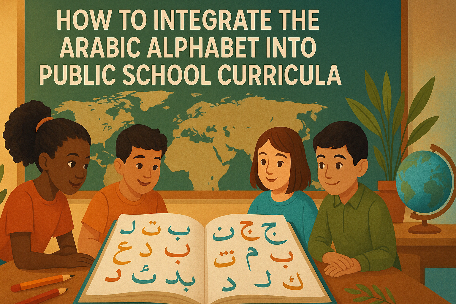 How to Integrate the Arabic Alphabet into Public School Curricula